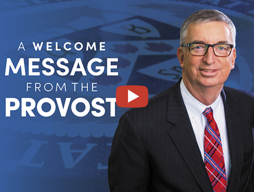 A Message from the Provost, A. Scott Weber